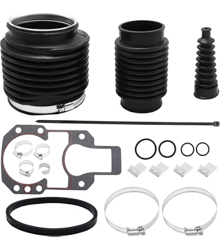 Amazon.com: Transom Bellows Kit - With U-Joint Exhaust Shift Cable